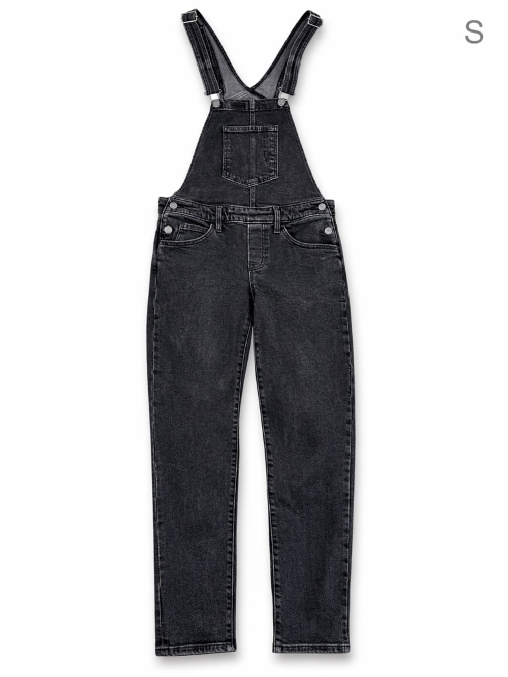 Levi’s Overalls Black Wash Marquee Moon Denim Size S